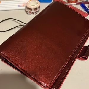 Planner perfect travel notebook leather sangria wide